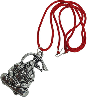 ApnaBro Hanuman ji locket Dagha pandent for men and women Silver Brass, Alloy Locket Set