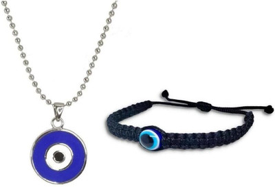 house of common Stainless Steel, Cotton Dori Pendant Set