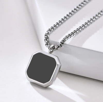 Diivine Hindu Silver Stainless Steel Pendant
