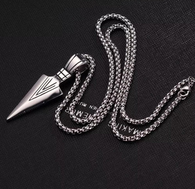 house of common Stylish Silver Plated Head Pendant Sterling Silver Alloy Pendant