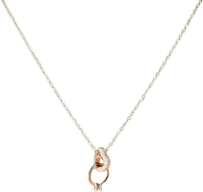 Ahvi Jewellery Celeste Blue Butterfly Crystal Necklace Gold-plated Alloy