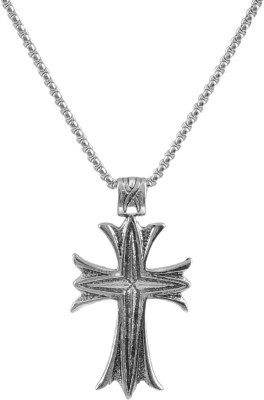 University Trendz Christ Silver Designer Delicate Pendant for Boys & Girls Sterling Silver Stainless Steel Pendant