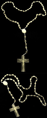 Dynamic Retail Global Jesus Cross Radium Locket Pendant Necklace Religious Jewellery Christmas NL348 Crystal Pendant Set