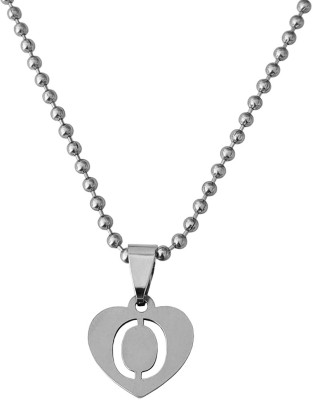 M Men Style English Alphabet Initial Charms Letter Initial O Alphabet Pendant Sterling Silver Stainless Steel Pendant