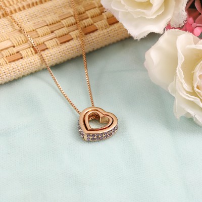 University Trendz Gold-plated Crystal Alloy Pendant