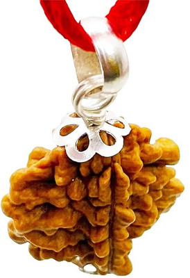 Beautum 9 Mukhi Pure Rudraksha, Laboratory Certified Wood Pendant