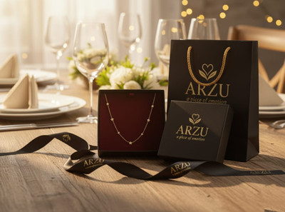 Arzu “Starline Celestia” Gold-plated Zircon Stainless Steel Pendant