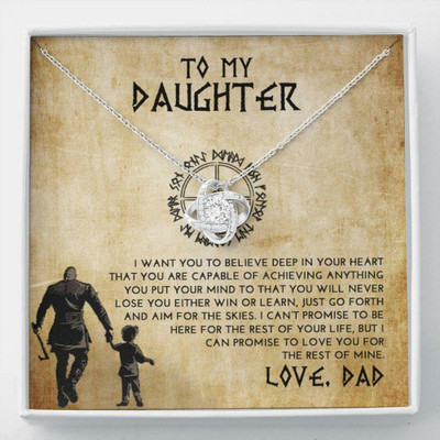 Rakva Gift From Viking Dad To My I Want You To Believe Deep In Your Heart Rhodium Zircon Sterling Silver Pendant Set