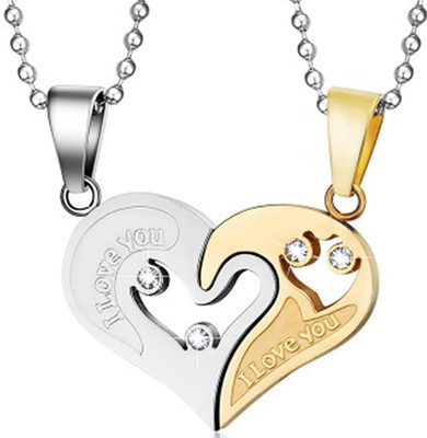 JS Enterprises Stainless Steel Pendant Set