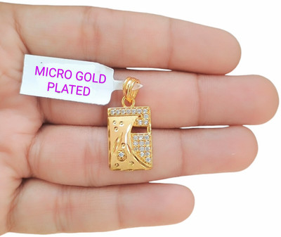SAPNAPALACE Gold-plated Cubic Zirconia Brass Locket