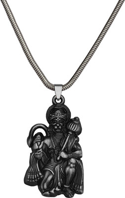 M Men Style Hindu Lord Bajrangbali Hanuman idol Monkey God of Devotion cardecor-SPn2022797 Car Hanging Ornament(Pack of 1)