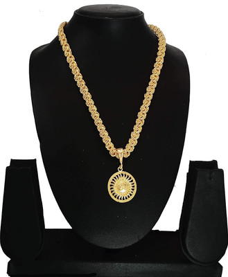 LABHUBAMON Pendant set for man and boy Gold-plated Carnelian Alloy Pendant Set