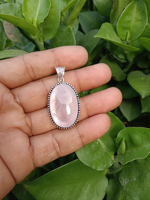 Aanya Jewels Gemstone pendants/ Gemstone pendants / pendants / Rose Quartz pendants Quartz Stone Pendant