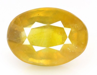 barmunda gems 5.25 Ratti Yellow Sapphire Stone Original Certified Pukhraj Gemstone Sapphire Stone