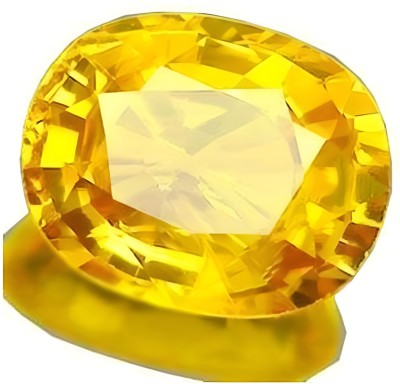Arsuvi Pukhraj 6.25 Ratti 5.62 Carat Lab Certified Original AA+ Yellow Genuine Gemstone Sapphire Stone