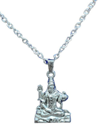 Jagsun Pendant Locket Stylish, Fancy Silver Alloy Pendant Set
