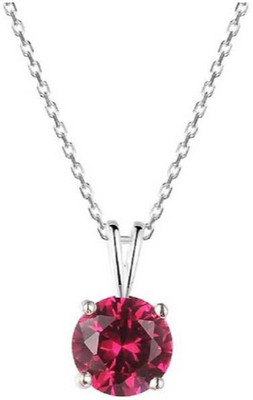 TODANI JEMS Silver Ruby Stone Pendant Silver Ruby Bronze