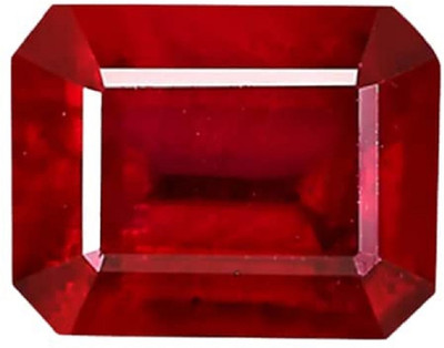 barmunda gems 9.25 Ratti Created Ruby Stone Certified/manik Gemstone for Women's & Men's Ruby Stone
