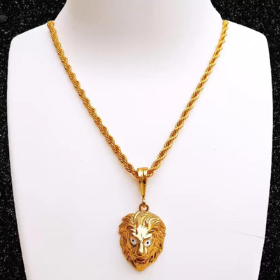 GAFUT Pendant set With chain for man and boy New design new year Gold-plated Copper Pendant Set