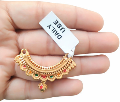 SAPNAPALACE Classic Micro Gold Mangalsutra pendant Gold-plated Brass Pendant