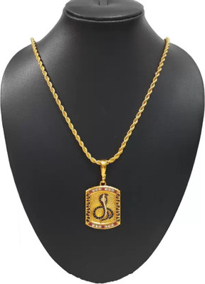 OFBOSMI 1 gram Pendant set With chain “20” Inches for man and boy New design new year Gold-plated Plated Copper Chain Set