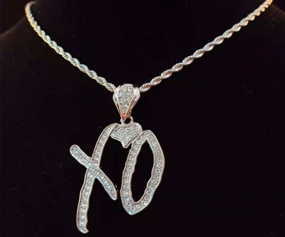 FashionLobby xo1111 Silver Zircon Alloy Pendant