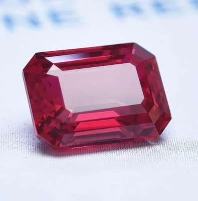 JEMSPRIME 7.25 Ratti 6.25 Crt Natural Burma Ruby Manik Birthstone Stone Original EarthMind Ruby Stone