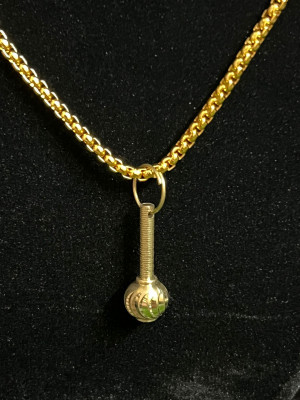 Armoise Pendant Locket Stylish, Fancy Gold-plated Stainless Steel Pendant Set