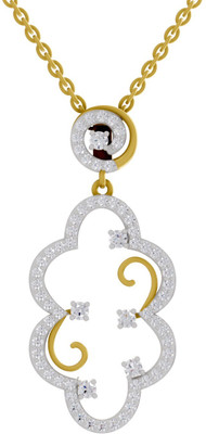 Sparq Certified Lab Grown Diamond & BIS Hallmark Pendant With Chain Gold-plated Sterling Silver