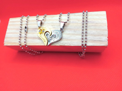 m a enterprises F 89_JS RV-PILA DIL_-322 Silver Stone Pendant Set