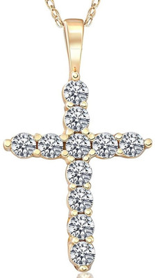 Ceylonmine01 Jesus Pendant with Shimmering Zircon Accents for Modern Faith-Inspired Style Gold-plated Zircon Stone Pendant