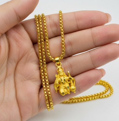 aklina 1 gm Exclusive Single Locket Set Gold-plated Alloy Locket Set