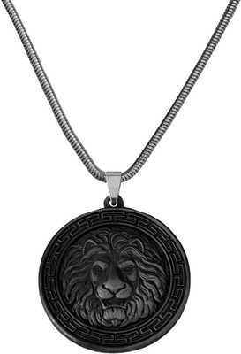 M Men Style Animal King Lion Around Teeth Skull Head cardecor-SPn20221072 Car Hanging Ornament(Pack of 1)