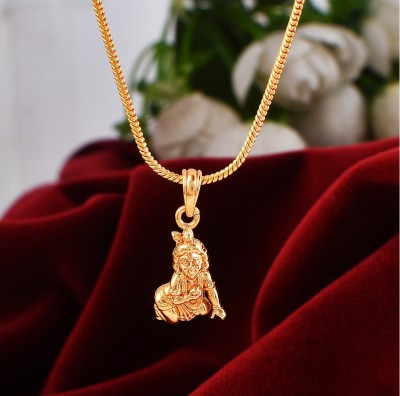 PYR JEWELS Gold-plated Brass Pendant Set