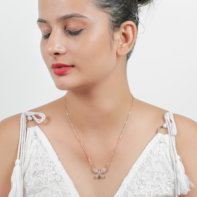 JETWAL Attractive Design Pendant with Chain Necklace Gold-plated Alloy