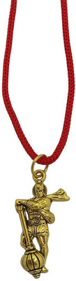 Green Ellegent Hanuman HanumanJi locket for boys With Dagha Best Gift to Loved Ones Gold-plated Brass, Alloy Locket