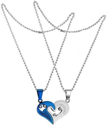 m a enterprises F 772_RR JSE-BLUE PENDANT G896 Sterling Silver Stone Pendant Set