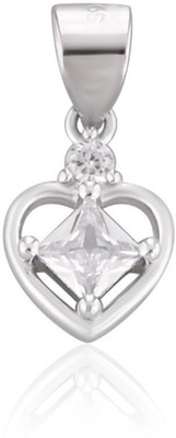 Shubhamkriti Jewels Heart Pendant Centerpiece 925 Silver Pendant