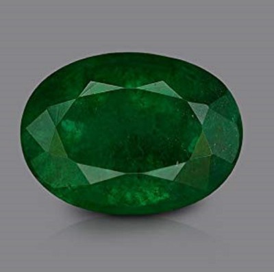 Sidharth Gems Natural Green 3.32 Carat 4.25 Ratti Natural Zambian Emerald/Panna Stone Emerald Stone