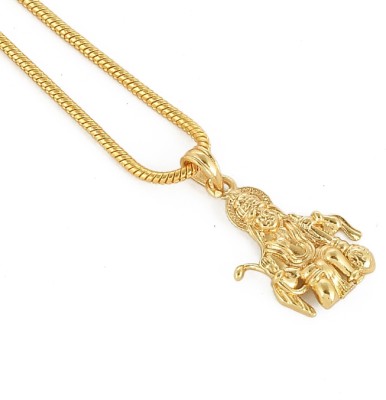 PYR Fashion hanuman locket for grils::hanuman locket for women::hanuman ji locket for mens Gold-plated Alloy Pendant Set