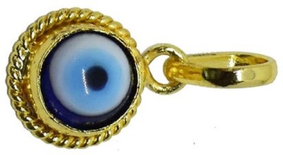 APSLOOSE 9.25 Ratti 8.55 Carat Original Turkish Nazariya Natural Blue Evil Eye Pendants Gold-plated Brass Locket