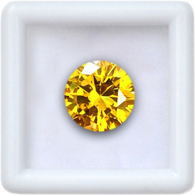REAL GEMS Top Quality Yellow American Diamond Gemstone 5 to 5.2 Carat Diamond Stone
