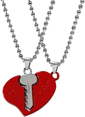Shiv Jagdamba Rhodium Zinc, Metal Locket Set