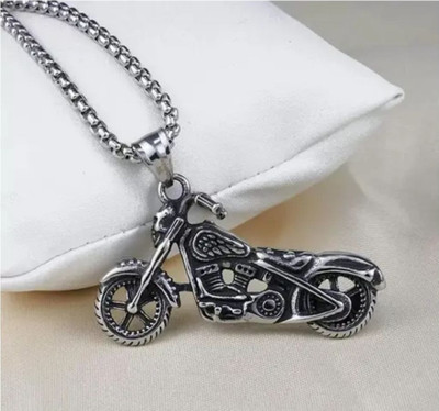 MURALI WALA Bike Shaped Cool Personality Pendant For Boy And Girl Silver Sterling Silver Stainless Steel Pendant