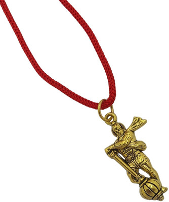House Spiritual ENTERPRISE Hanuman ji locket Dagha pandent for men and women Gold-plated Brass, Alloy Locket Set