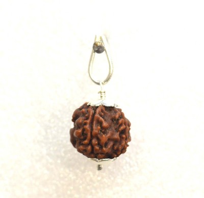 UJJKRAFT 4 Mukhi (Face) Nepali Rudraksha Original Lab Certified Wood Beads Wood Pendant