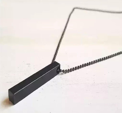 m a enterprises BAR MEN SILVER PENDANT Stainless Steel Pendant Set