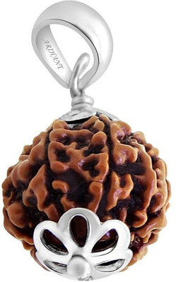 Beautum 5 Mukhi Pure Rudraksha, Laboratory Certified Wood Pendant