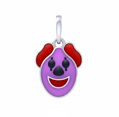 925 SILLER 925 Pure Silver Joker Pendant Rhodium Sterling Silver Pendant