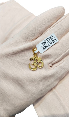 MANYA NOVELTY STORE OM Brass Gold-Plated Pendant Locket Gold-plated Agate Brass Locket